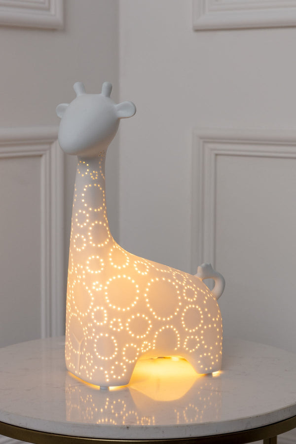 carraig donn Giraffe Shaped Ceramic Table Lamp
