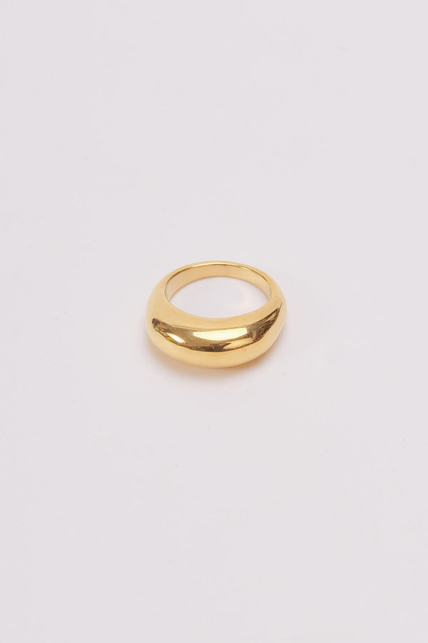 carraig donn Gold Chunky Ring - Size 7