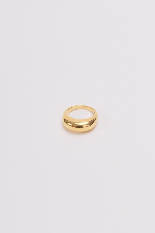 carraig donn Gold Chunky Ring - Size 8