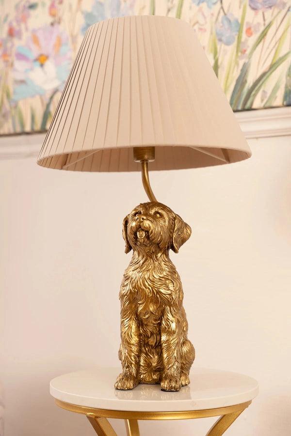 carraig donn Gold Dog Shaped Lamp