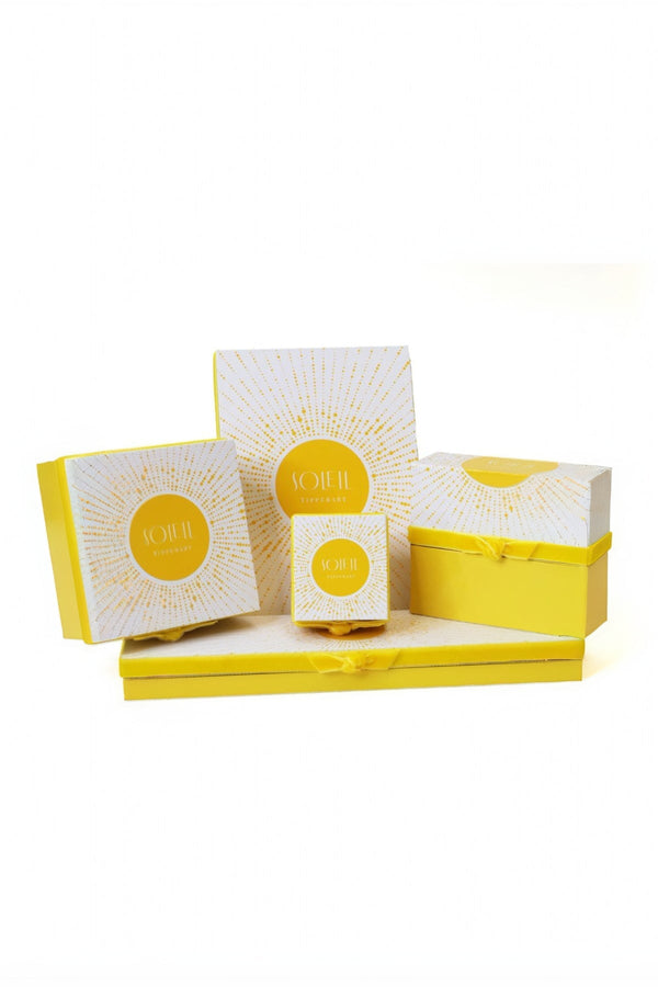 Carraig Donn Gold Mini Hoop Sun Charm Earrings