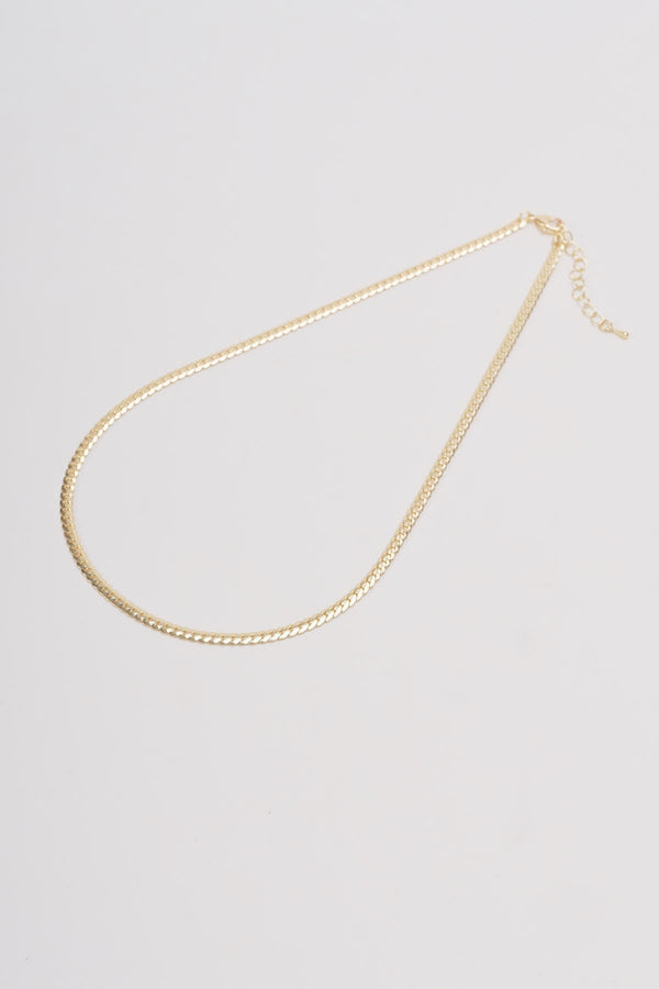 carraig donn Gold Snake Chain Necklace