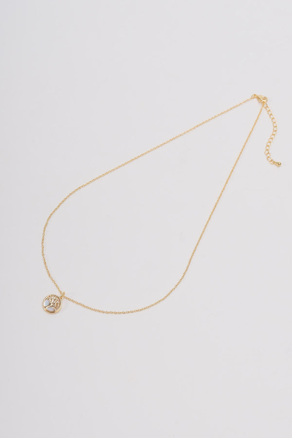 carraig donn Gold Tree of Life Necklace
