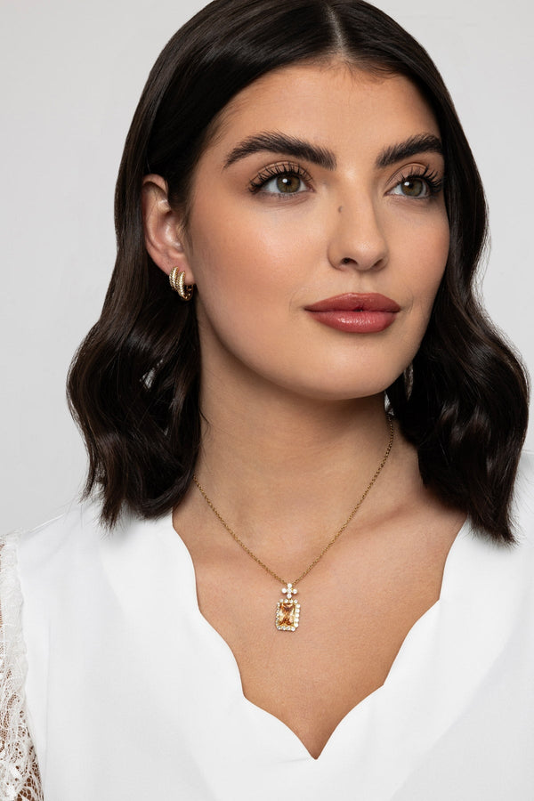 carraig donn Golden Shadow Pendant Necklace