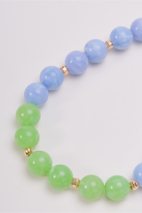 Carraig Donn Green & Blue Beaded Necklace