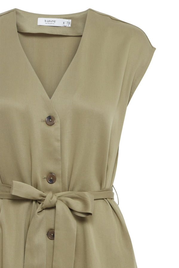 Carraig Donn Green Midi Dress