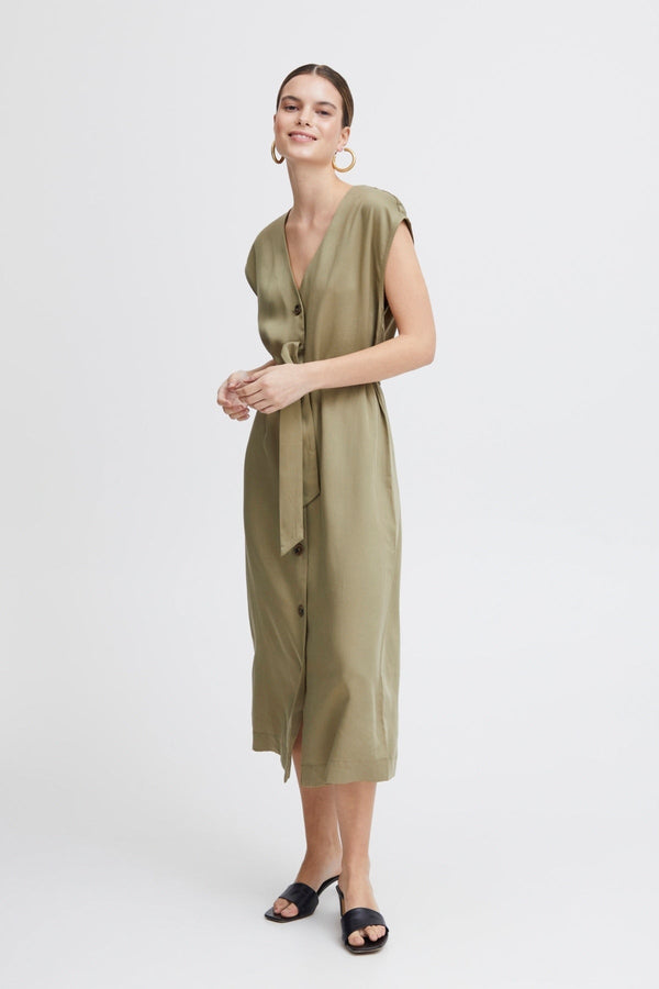 carraig donn Green Midi Dress