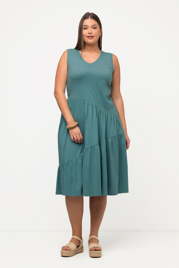 carraig donn Green Sleeveless Midi Dress