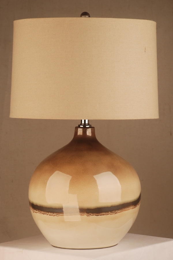 Carraig Donn Islington Cream Ceramic Table Lamp