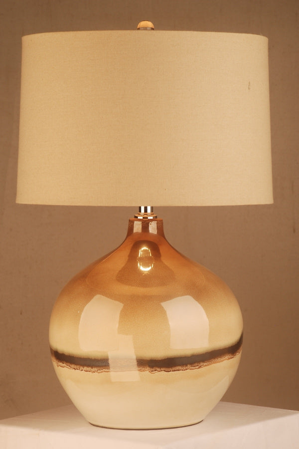 carraig donn Islington Cream Ceramic Table Lamp