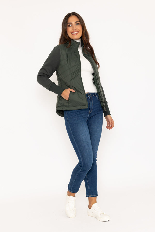 Carraig Donn Khaki Hybrid Jacket