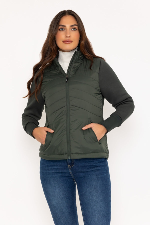 carraig donn Khaki Hybrid Jacket