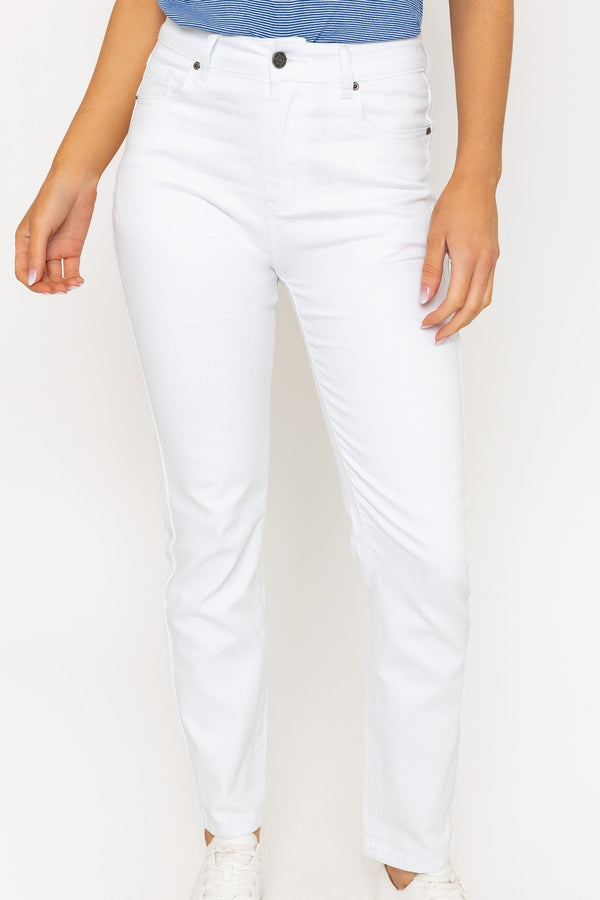 Carraig Donn Lana Straight Leg Jeans In White