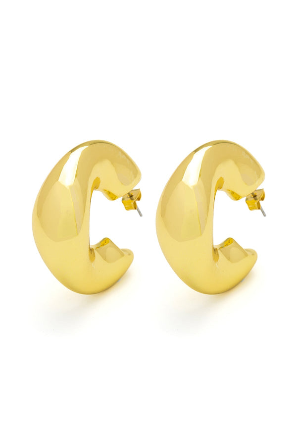 carraig donn Large Avianna Gold Hoops