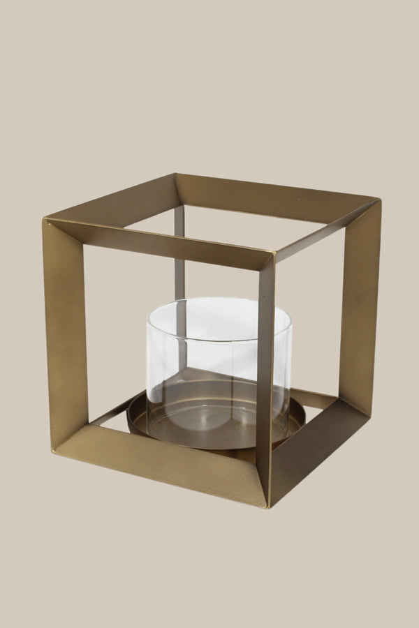 Carraig Donn Large Bronze Cube Lantern