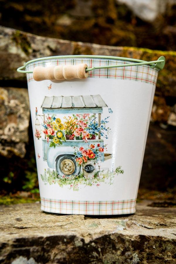 Carraig Donn Large Meadow Metal Bucket