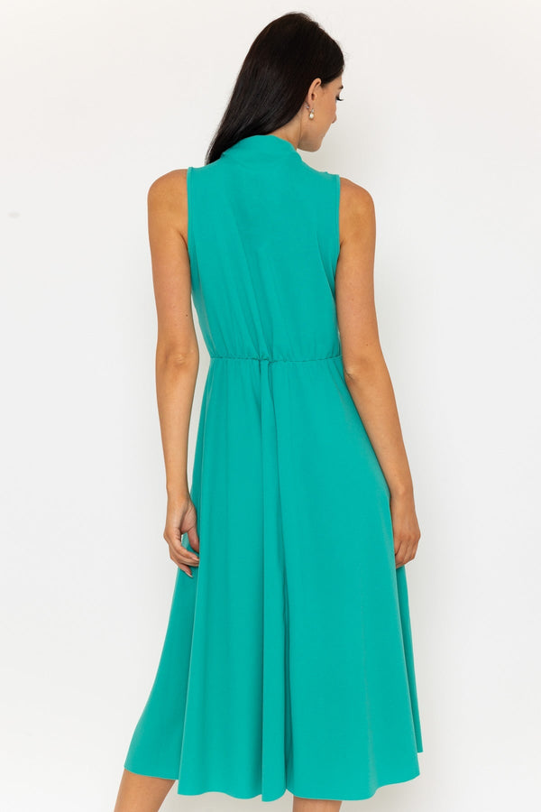 Carraig Donn Layla Aqua Green Midi Dress