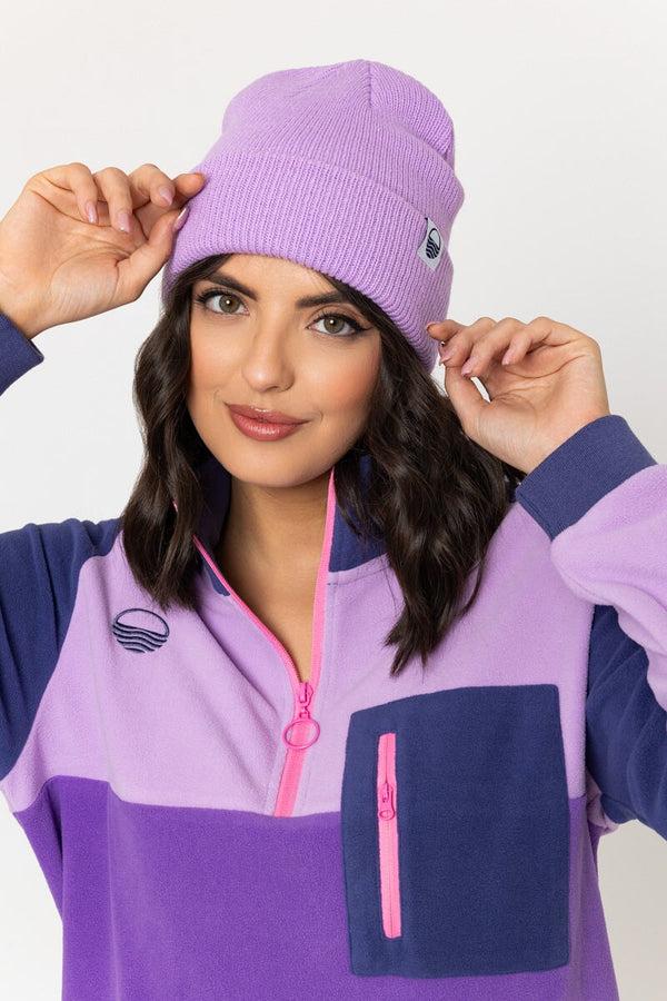carraig donn Lilac Beanie Hat