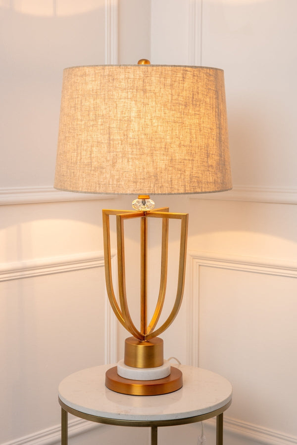 Carraig Donn Lincoln Metal Table Lamp
