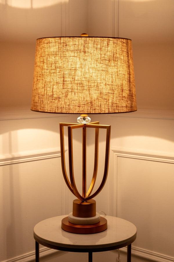 carraig donn Lincoln Metal Table Lamp