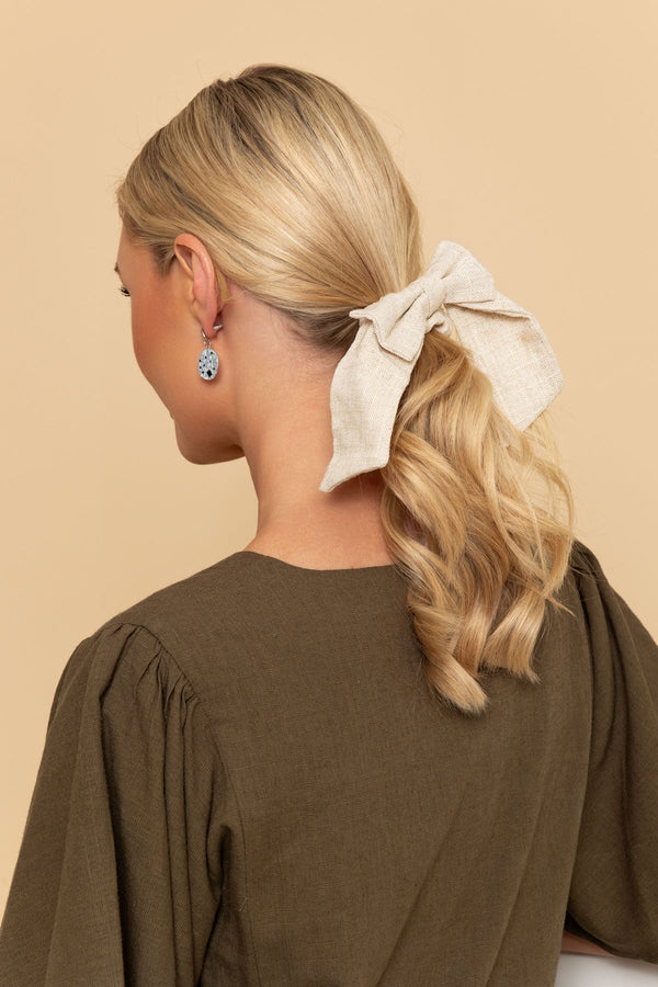 Carraig Donn Linen Blend Hair Scrunchie