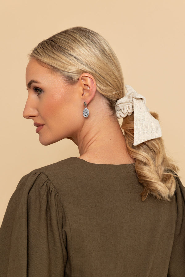 Carraig Donn Linen Blend Hair Scrunchie
