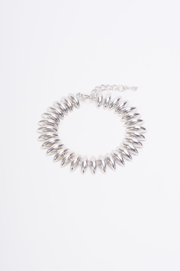 carraig donn Link Detail Silver Bracelet