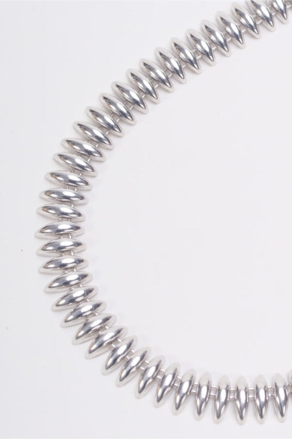 Carraig Donn Link Detail Silver Necklace