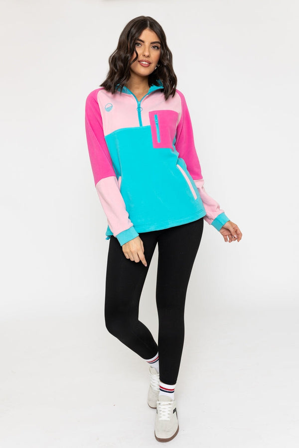 Carraig Donn Maeve Fleece In Aqua Green