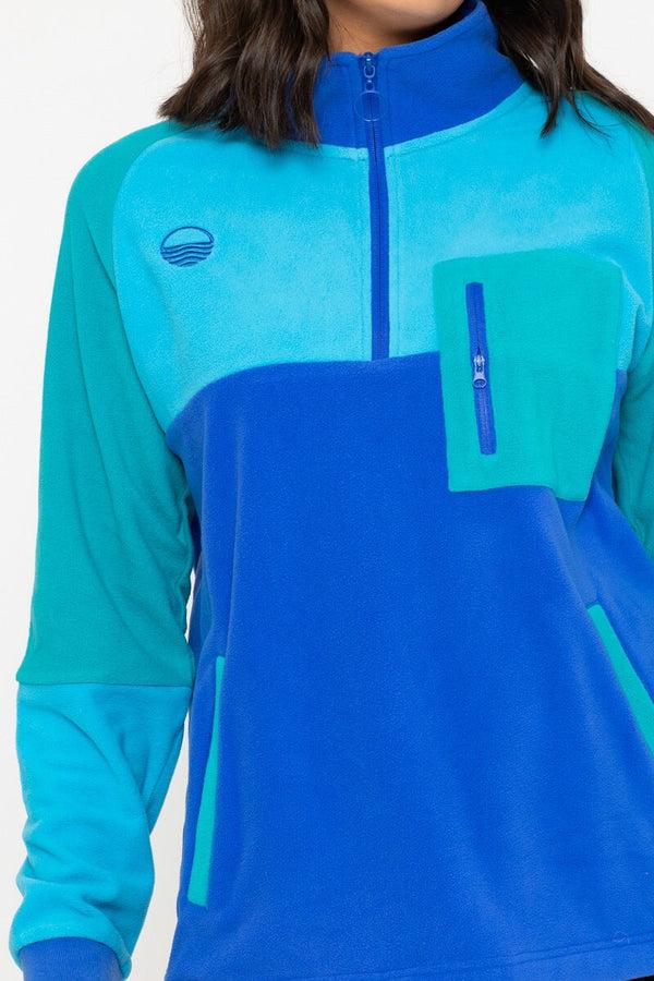 Carraig Donn Maeve Fleece In Blue