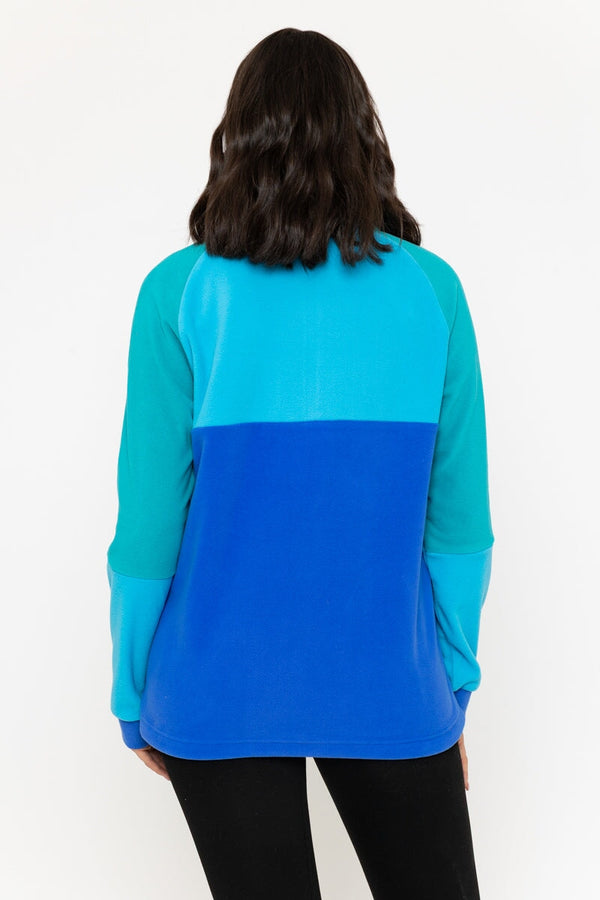 Carraig Donn Maeve Fleece In Blue