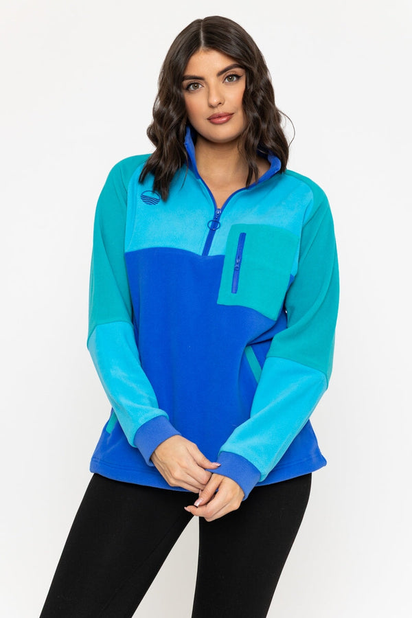carraig donn Maeve Fleece in Blue