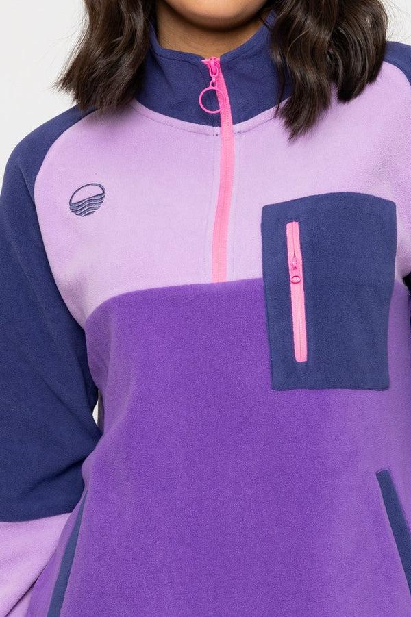 Carraig Donn Maeve Fleece In Lilac