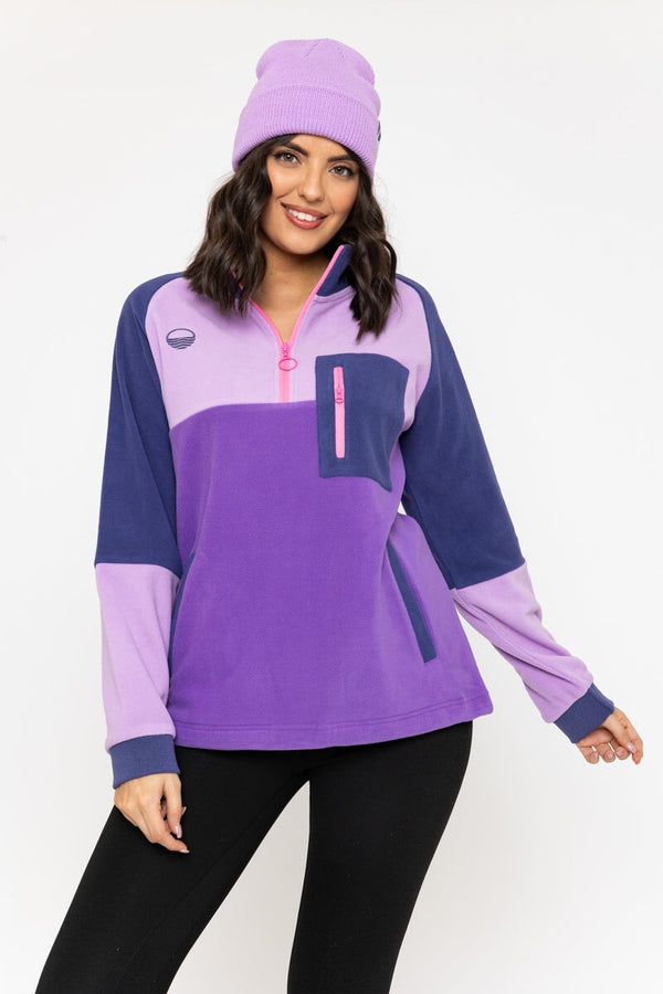 Carraig Donn Maeve Fleece In Lilac