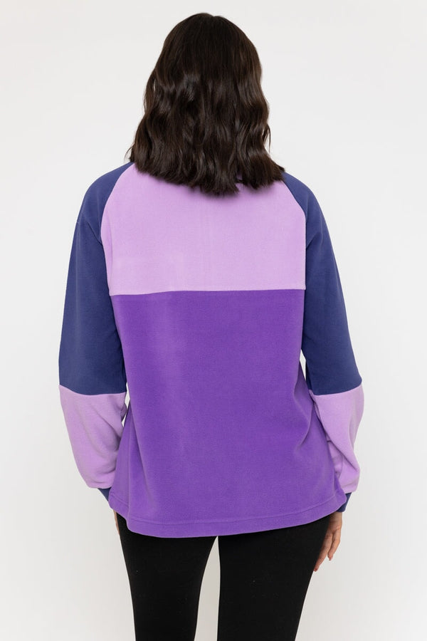 Carraig Donn Maeve Fleece In Lilac