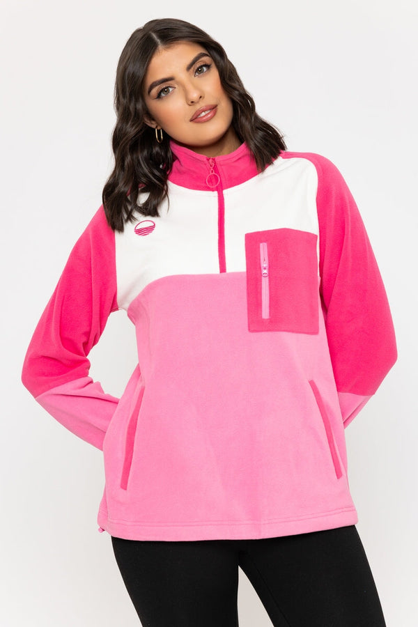 carraig donn Maeve Fleece in Pink