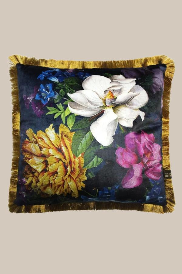 carraig donn Magnolia Navy 45x45cm Cushion