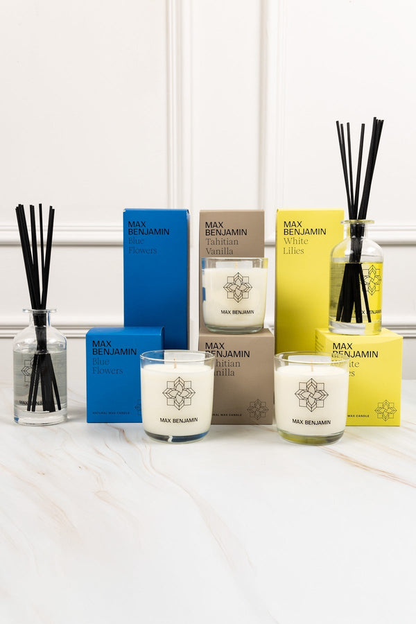 Carraig Donn Max Benjamin Blue Flowers Candle