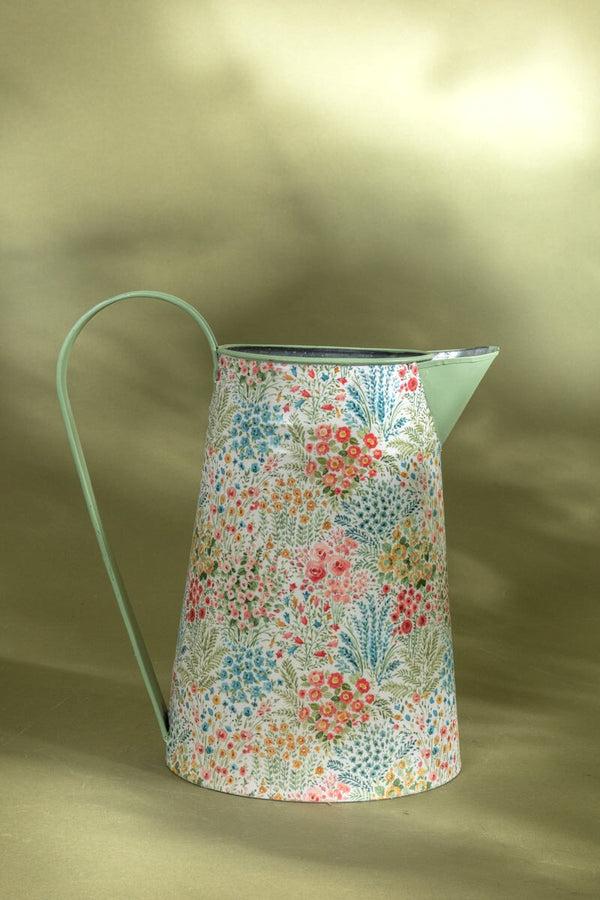 Carraig Donn Meadow Floral Metal Pitcher