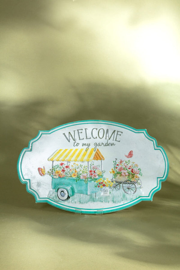 Carraig Donn Meadow Welcome Metal Plaque