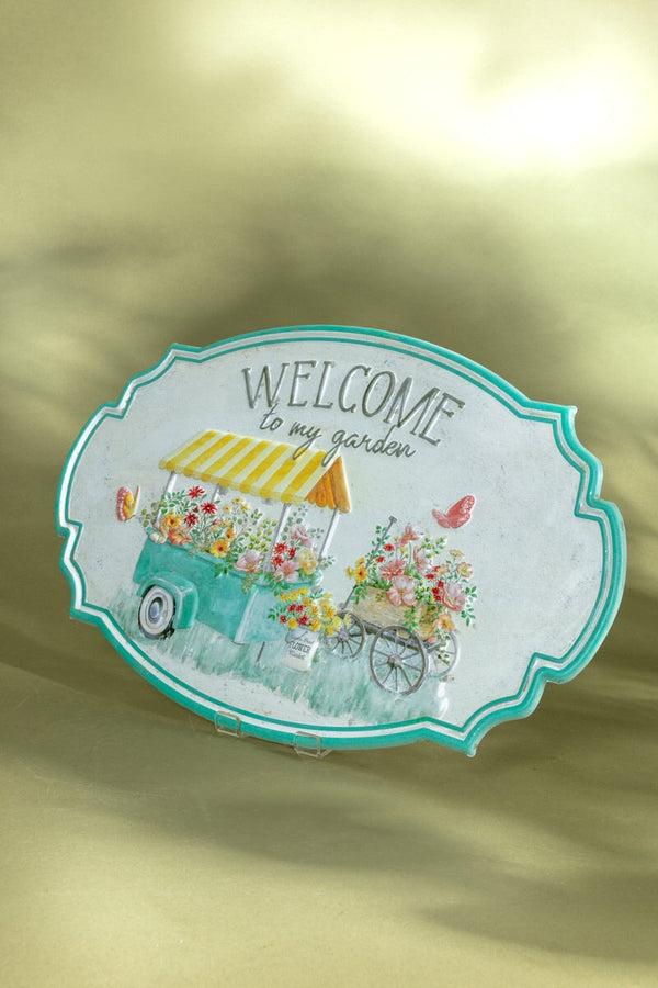 Carraig Donn Meadow Welcome Metal Plaque