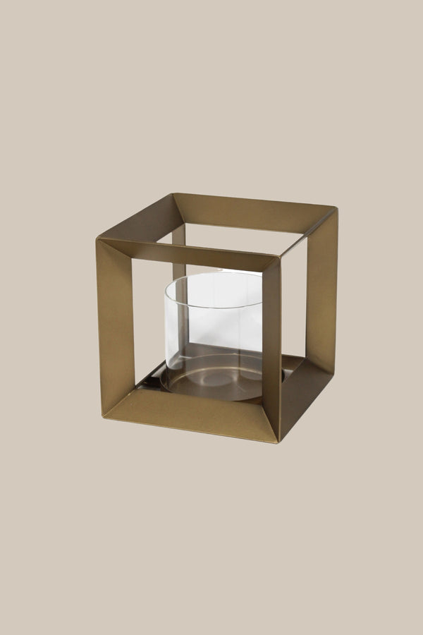 Carraig Donn Medium Bronze Cube Lantern