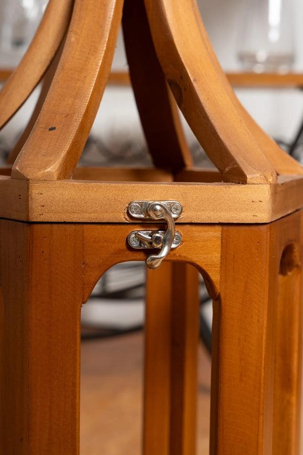 Carraig Donn Medium Mason Wood Lantern