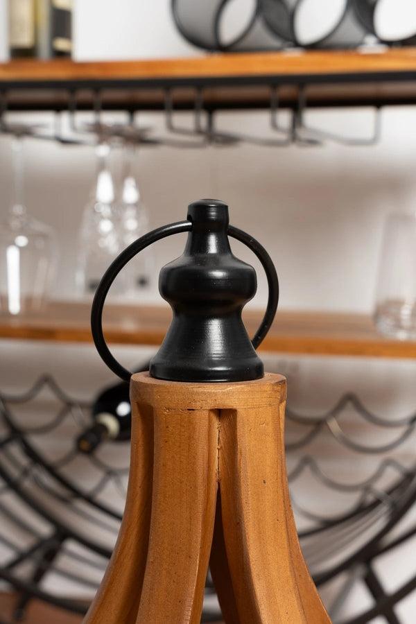 Carraig Donn Medium Mason Wood Lantern