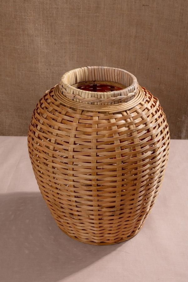 Carraig Donn Medium Rattan Vase