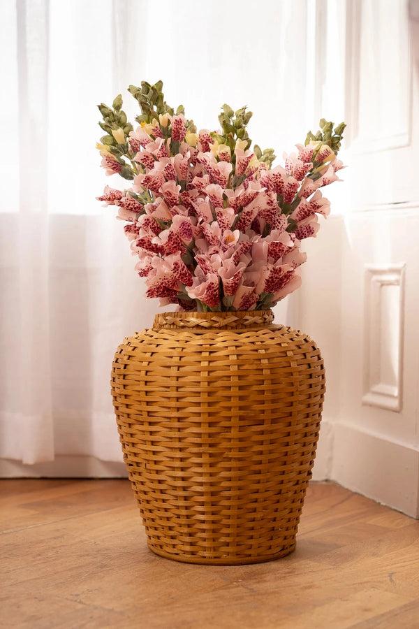 carraig donn Medium Rattan Vase