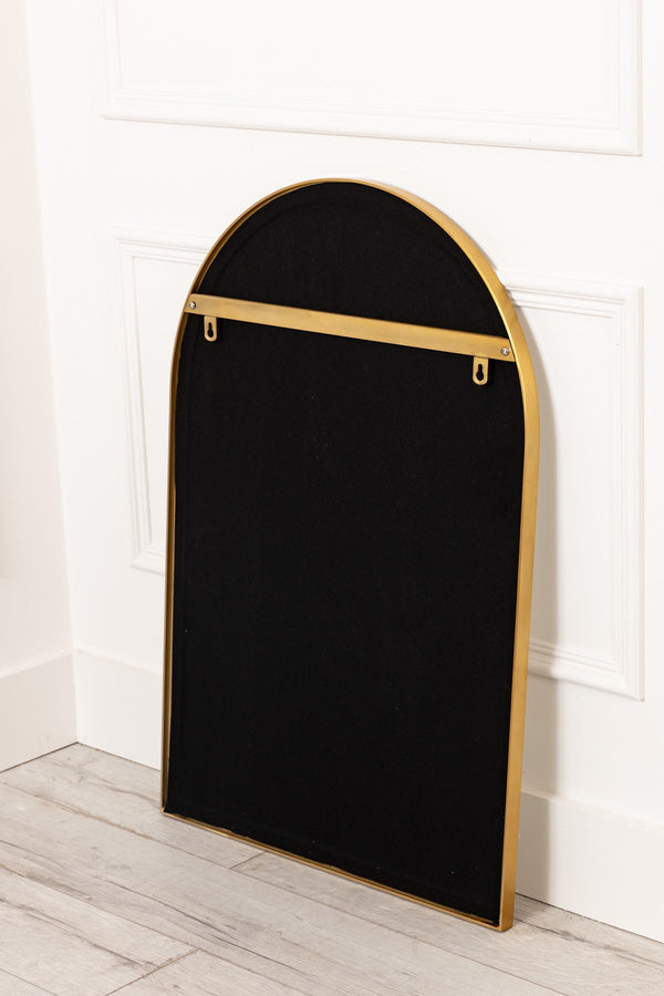 Carraig Donn Modern Gold Mantle Mirror