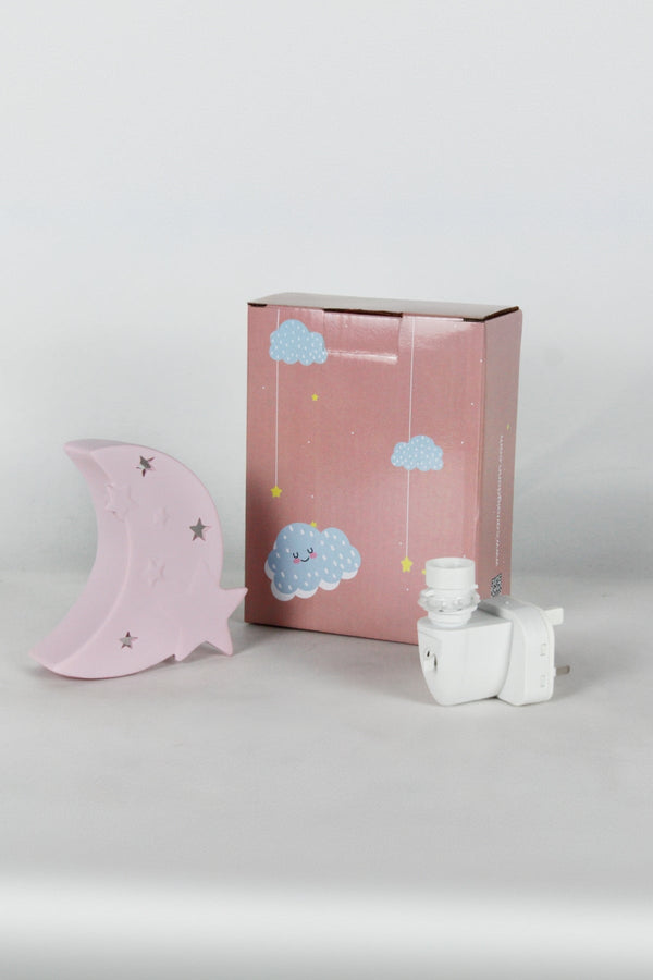 Carraig Donn Moon Shaped Night Light Plug In Lamp