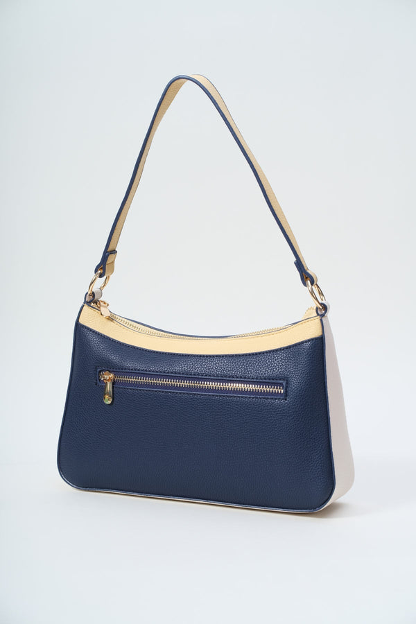 Carraig Donn Navy Colour Block Shoulder Bag