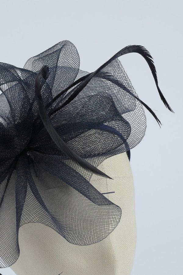 Carraig Donn Navy Mini Gathered Fascinator
